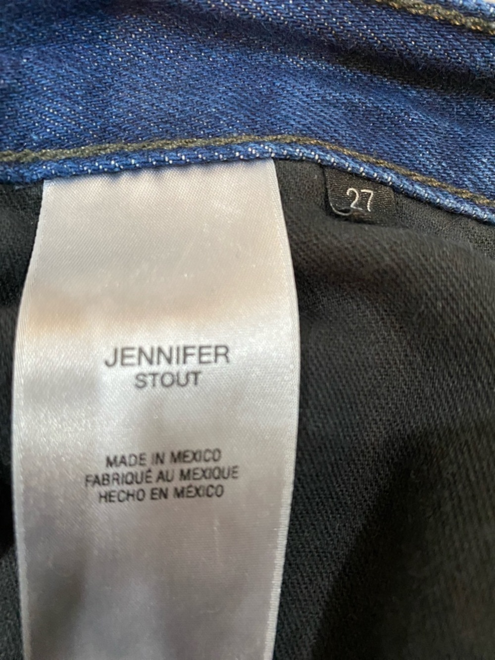 Favorite Daughter High-Rise Straight Jeans - Deep Indigo Blue - Picture 6 of 6
